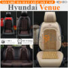 Áo trùm ghế ô tô Hyundai Venue da hạt gỗ tự nhiên cao cấp - OTOALO